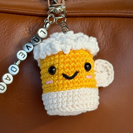Beer Mug Amigurumi Crochet Pattern (PDF) English & Portuguese