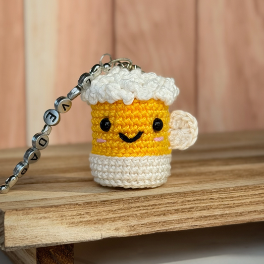 Beer Mug Amigurumi Crochet Pattern (PDF) English & Portuguese