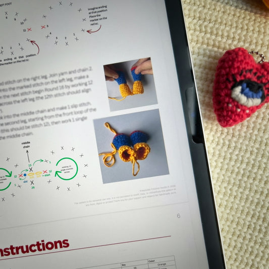Goku Amigurumi Crochet Pattern (PDF) English & Portuguese